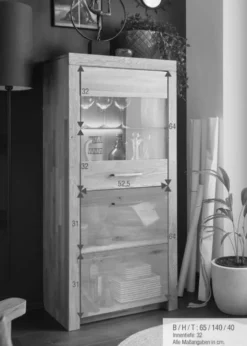 Highboard 65x141cm 