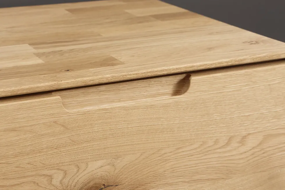 Highboard 100x149cm "Kent" Wildeiche massiv