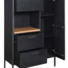 Highboard 92x155cm "Kuba" Akazie mit Baumkante