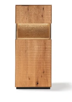 Highboard 65x145cm 'Malaga ' Wildeiche verschiedene Variationen möglich schwarz lackiert