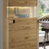 Highboard 60x140cm 'Montreal' Wildeiche geölt