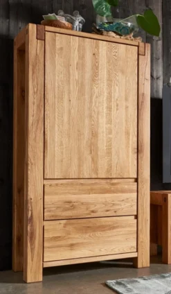 Highboard 79x155cm 'Palermo' Eiche massiv geölt