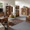 Highboard 110x150cm 'Portland' Sheesham gebeizt