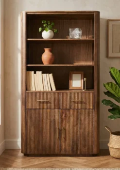 Highboard 90x160cm "Valencia"' Mango braun lackiert