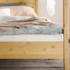 Himmelbett verschieden Breiten 'Jana' Kiefer massiv laugenfarbig 200x200cm