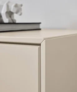 Hängeelement 140cm 'Locarno' MDF creme mit Schubkasten