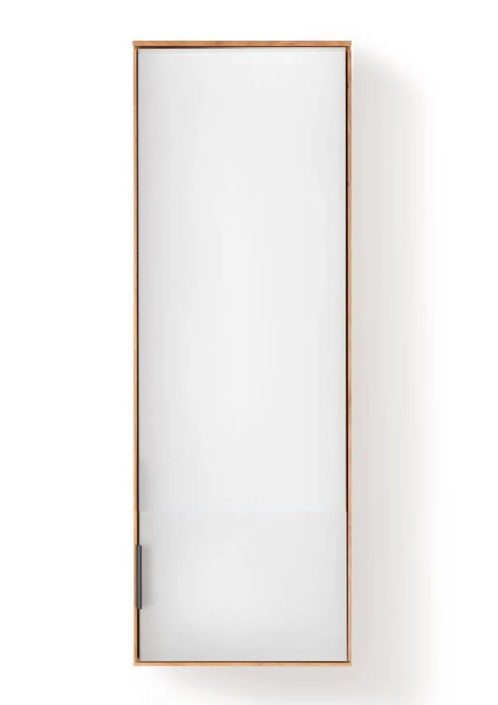 Hängeelement 43x121cm 'Malaga ' Wildeiche verschiedene Variationen möglich Glas weiß