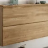 Hänge-Schuhschrank 160x84x24cm "Torino" Wildeiche massiv