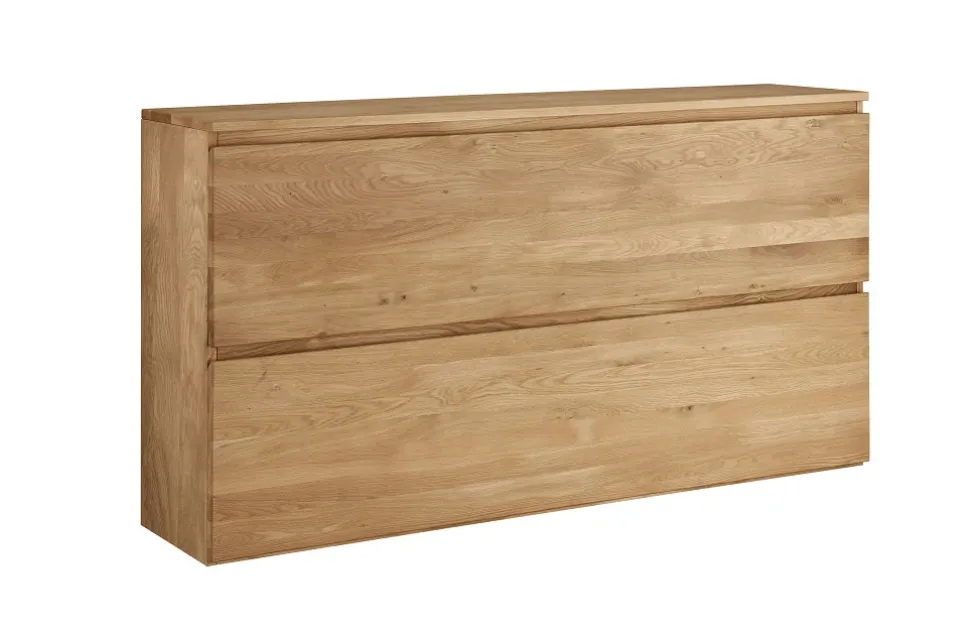 Hänge-Schuhschrank 160x84x35cm "Torino" Wildeiche massiv