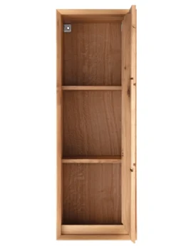 Hängevitrine Holztür 42cm 'San Diego' Wildeiche geölt massiv
