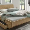 Jugendbett mit Schubkästen 'Redwood I' 140x200cm Wildeiche geölt