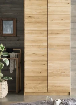 Kleiderschrank 94cm 'San Antonio' Wildeiche geölt