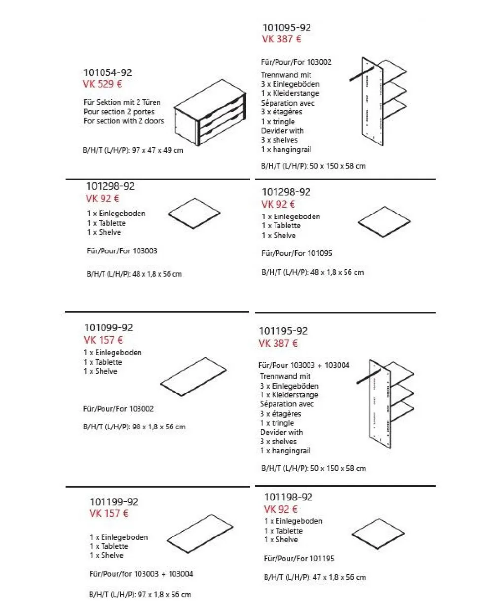 Kleiderschrank 156cm 3-trg. "Norden" Eiche & Rattangeflecht