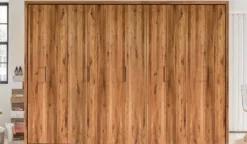 Kleiderschrank 5-trg. 316cm 'Alexandra' Wildeiche massiv geölt