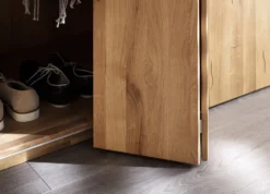 Kleiderschrank 2-trg. 133cm 'Alexandra' Wildeiche massiv geölt