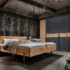 Kleiderschrank 4-trg. 200cm 'Boston' Wildeiche geölt