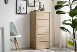 Kommode 47x113cm 'Alexandra' Wildeiche geölt