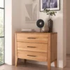 Kommode 90x80cm 'Ancona' Wildeiche teilmassiv geölt