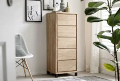 Kommode 47x113cm 'Bedford' Eiche geölt mit Sockel oder Füße ohne Fußgestell
