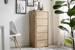 Kommode 47x113cm 'Bedford' Eiche geölt mit Sockel oder Füße ohne Fußgestell