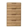 Kommode 51x91cm "Kent" Wildeiche massiv 4SK