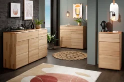 Kommode 51x91cm "Messina" Kernbuche massiv AV