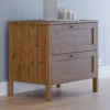 Kommode 100x76cm "Skagen" Wildeiche massiv geölt