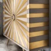 Kommode 94x112cm 'Sonne' Mango massiv