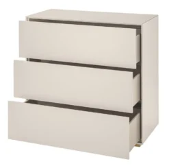 Kommode 92x86cm 'Wynwood' Wildeiche & MDF creme