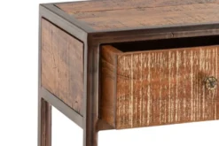 Konsolentisch 120x78cm 'Compton' recyceltes Altholz & Eisen vintage