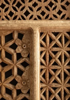 Konsolentisch 100x80cm 'Shania' Mangoholz massiv