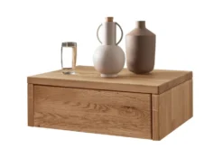 Nachtkonsole 45x17cm 'Kiara' Wildeiche massiv geölt