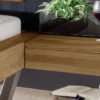 Nachttisch 45cm rechts 'Fiona & Leon' Wildeiche geölt hängend