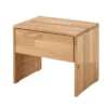 Nachttisch 4 Holzfarben zur Auswahl 'Grace' 48x45cm Massivholz Kernbuche natur geölt
