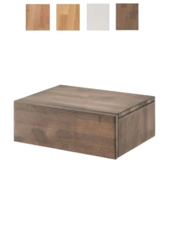 Nachttisch 4 Holzfarben zur Auswahl 'Grace' 45cm Massivholz Kernbuche natur geölt