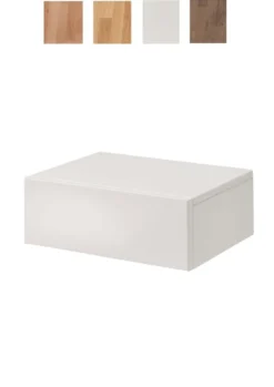 Nachttisch 4 Holzfarben zur Auswahl 'Grace' 45cm Massivholz Kernbuche natur geölt