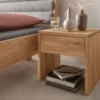 Nachttisch 45x45cm 'Kiara' Wildeiche massiv geölt mit SK