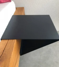 Nachttisch 30x13cm 'Theresa' Metall schwarz