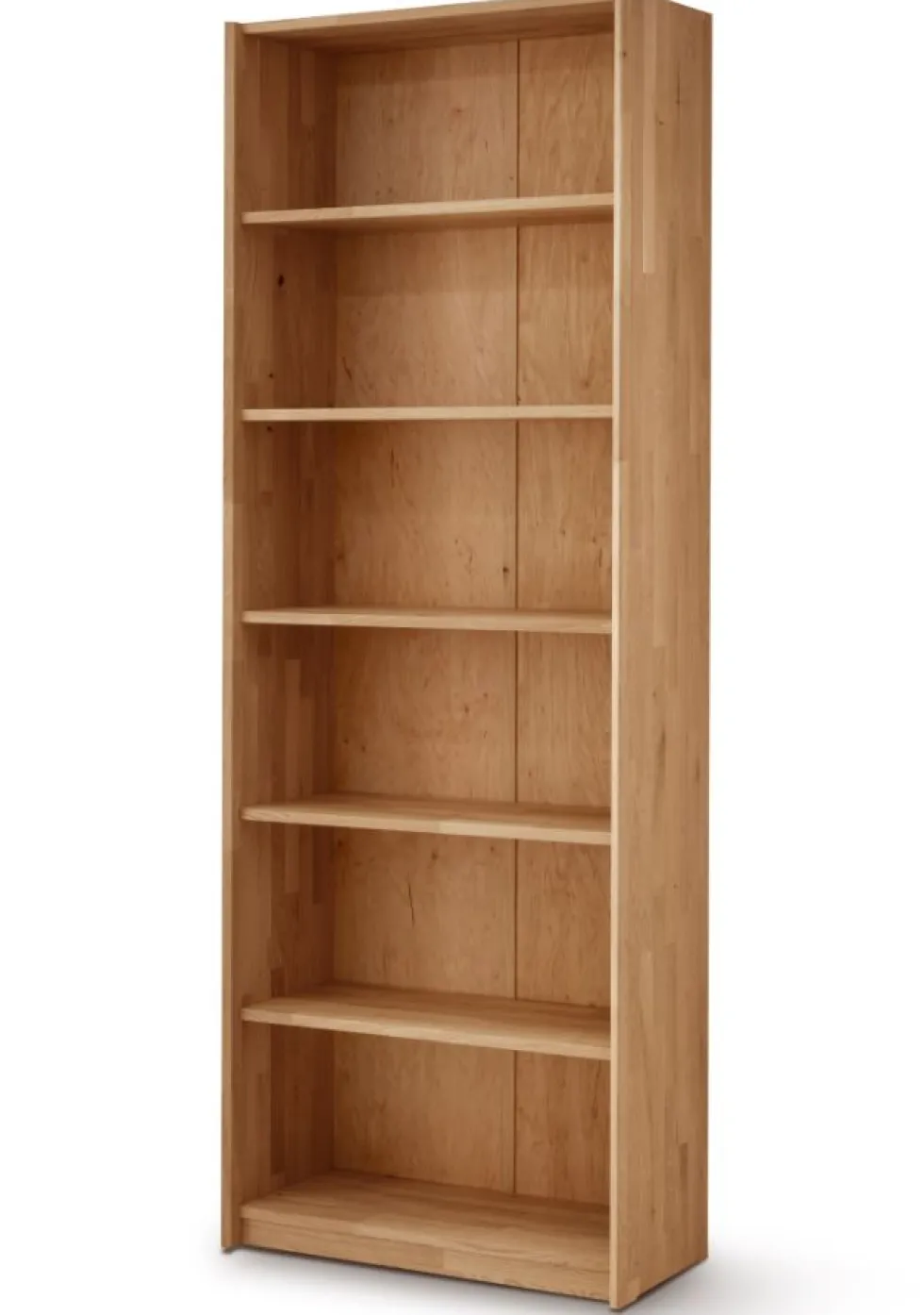 Regal 80x222cm 'Athen' Wildeiche oder Kernbuche geölt Wildeiche 2 hohe Türen