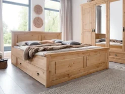 Schlafzimmer I 'Anne' Kiefer eichefarbig SZ-0079