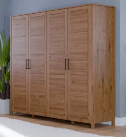 Schlafzimmer komplett "Skagen" Wildeiche massiv geölt