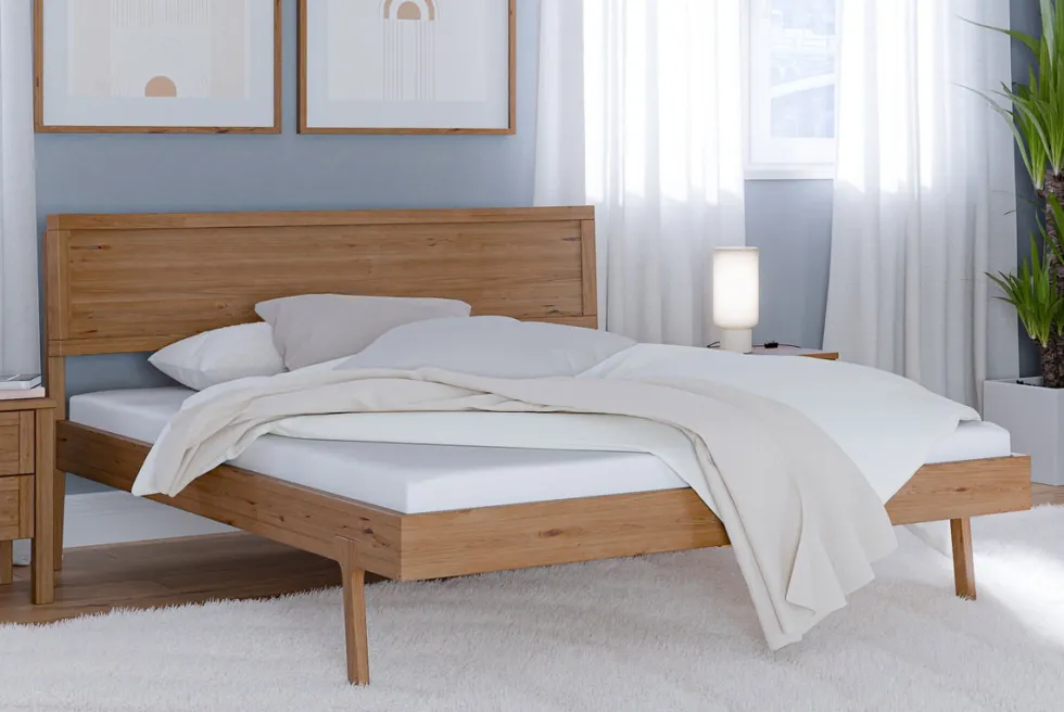 Schlafzimmer komplett "Skagen" Wildeiche massiv geölt