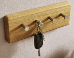 Schlüsselleiste 25cm 'Bayreuth' Kernbuche massiv