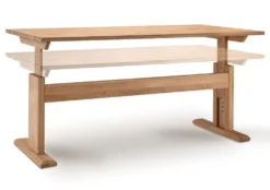 Schreibtisch 120cm 'Como' Wildeiche oder Kernbuche Kernbuche