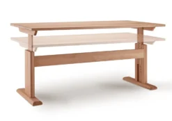 Schreibtisch 160cm 'Lars' Kernbuche geölt