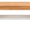Schuhbank 82x45cm 'Stockholm' Wildeiche massiv AV