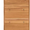 Schuhschrank 3 Klappen 82x133cm 'Stockholm' Wildeiche massiv