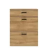Schuhschrank 80x108cm "Riga" Wildeiche massiv