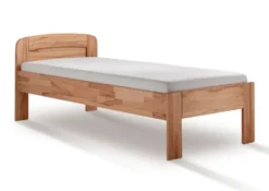 Seniorenbett verschiedene Breiten und Längen Kernbuche massiv Carla I" 90 cm 220 cm