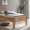 Seniorenbett verschiedene Breiten und Längen "Maira I" Wildeiche massiv 100 cm 220 cm